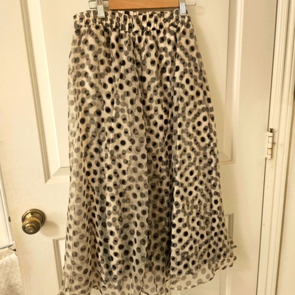 Anthropologie Dhruv Kapoor polka dot skirt Size M